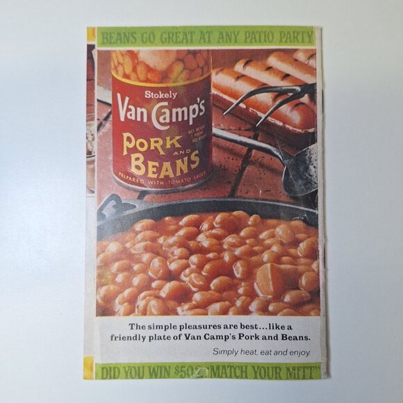 Patio Party Vintage Recipe Booklet Cook Ad SPAM Hellmans Cheetos Van Camps Snack - Picture 10 of 10